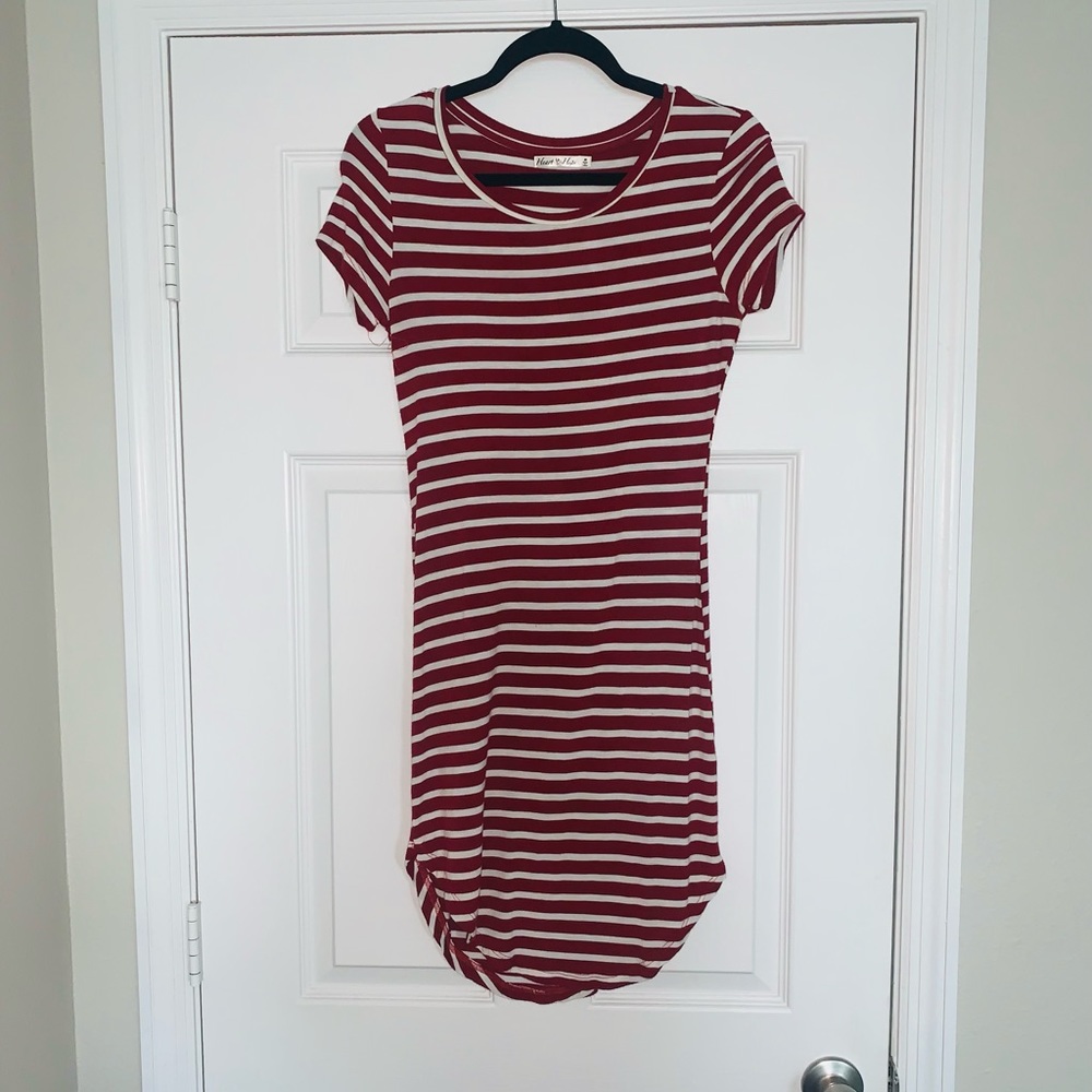 Women’s Striped Short Sleeve Dress